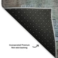 thumbnail image 5 of Addison Rugs Mayfield Premium Machine Washable Transitional Floral Taupe Rectangle Rug, 10' x 14', 5 of 7