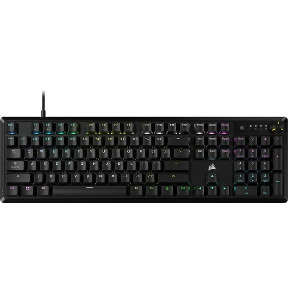 CORSAIR K70 CORE RGB Mechanical Gaming Keyboard - Pre-lubricated Corsair MLX Red Linear Keyswitches - Sound Dampening - Media Control Dial - iCUE Compatible - QWERTY NA Layout - Black