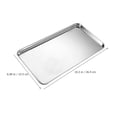 thumbnail image 4 of 1 Set Stainless Steel Steam Food Pan Catering Food Tray with Baking Tools, 4 of 8