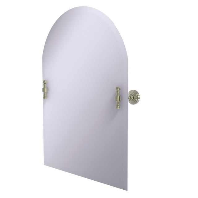 Miroir Inclinable Supérieur Arqué Sans Cadre avec Bord Biseauté - RW-94-PNI