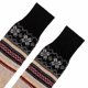thumbnail image 5 of Jumpingount Calentadores de pierna de punto de cable cálido de invierno para mujer Calcetines largos de punto de ganchillo Ropa, zapatos y accesorios Miscelánea Negro Jumpingount PS13490-02, 5 of 6