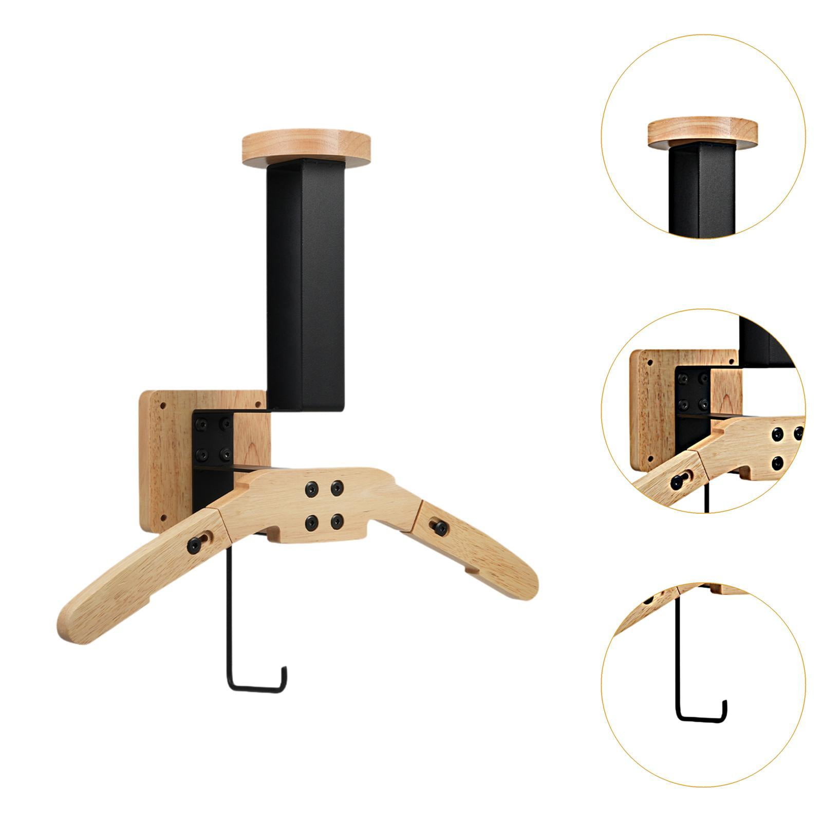 DimyFew Motorbike Helmet Rack Wall Mount Helmet Holder Coat Hanger Wooden with Hook Wall pcs