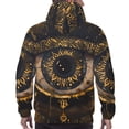 thumbnail image 7 of Haiem Mystical Golden Eye Patterned Men's Hoodie with Kangaroo Pocket - Ideal Pullover Sweatshirt for Daily Wear, Travel, and Home-3X-Large, 7 of 7