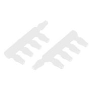 Unique Bargains Aquarium Fish Tank Plastic 4-Way Manifold Tube Splitter Air Valve 2pcs