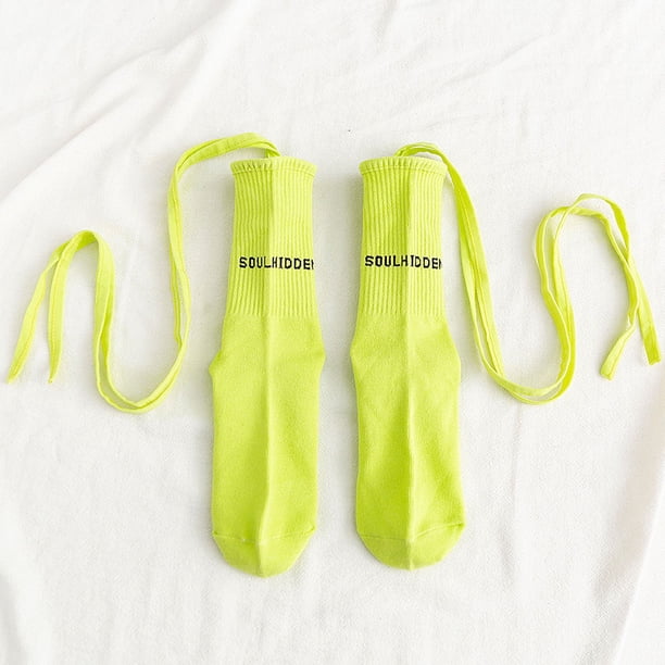 Calcetines de lazo cruzado de otoño e invierno, calcetines de moda llamativos para niños, calcetines de pantorrilla, calcetines de tubo medio