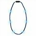 thumbnail image 3 of FlashingBlinkyLights Blue Light Up LED Mardi Gras Bead Necklace, 3 of 4