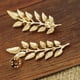 thumbnail image 2 of Broche popular de hoja de árbol de oro y plata para hombres y mujeres, broche para camisa, suéter, cuello, alfiler, 2 of 5