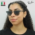 thumbnail image 7 of Ray-Ban RB3016 CLUBMASTER FLECK Square Shaped Non-Polarized Sunglasses for Men & Women - Includes Official RAYBAN Eyewear Kit - Ideal Formal & Casual Wear Sunglasses - Grey Gradient Lens, 7 of 7