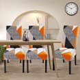 thumbnail image 3 of GHSDFBB Dining Chair Covers Set of 4 Stretch Chair Covers for Dining Room Washable Removable Dining Chair Protector Decoration Chair Slipcover for Kitchen Dining Room,Cube, 3 of 7