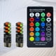 thumbnail image 4 of Luz Led De Gálibo Para Coche T10 W5W Coche LED Luz de separación RGB Luz intermitente estroboscópica con control remoto Ndcxsfigh Accesorios para autos y motos, 4 of 9