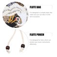 thumbnail image 3 of MasteelfCA Exquisite Cotton Cloth Made Flute Storage Bag Creative Storage Container, 3 of 8