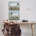 thumbnail image 3 of Stupell Industries Sheep Duo in Pasture Animals & Insects Painting Gallery Wrapped Canvas Art Print Wall Art, 20 x 16, Set of 2, 3 of 8
