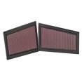 thumbnail image 1 of K &amp; N Filters 33-2940 Air Filter FilterCharger (R) Washable; Red; Cotton Gauze; Panel; 9-13/16 Inch Length x 8-1/4 Inch Width x 11/16 Inch Height, 1 of 10