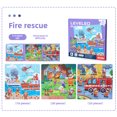 thumbnail image 1 of Magnetic Fire Rescue Scene Puzzle for Kids Ages 4-6: Large Block Educational Toy with Animal Characters, Enhances Cognitive & Problem-Solving Skills, Durable Paper Material, Ideal for Home &, 1 of 6