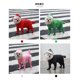 thumbnail image 4 of Nvzi Conjunto de impermeable y botas de lluvia para perros, impermeable con botas de lluvia para perros pequeños y medianos, rojo, talla S, 4 of 4
