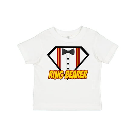 

Inktastic Ring Bearer Superhero Gift Toddler Boy Girl T-Shirt