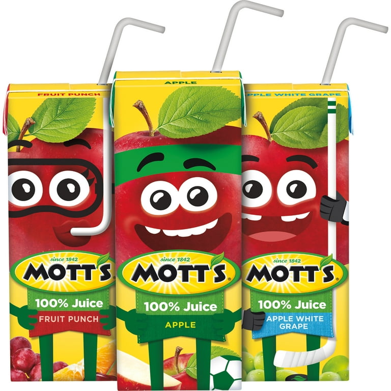 Mott's Apple Juice 6.75 fl. oz. Box - 32/Case