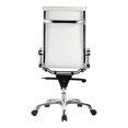 thumbnail image 4 of Moe's Home Collection Omega High Back Faux Leather Office Chair in White, 4 of 5