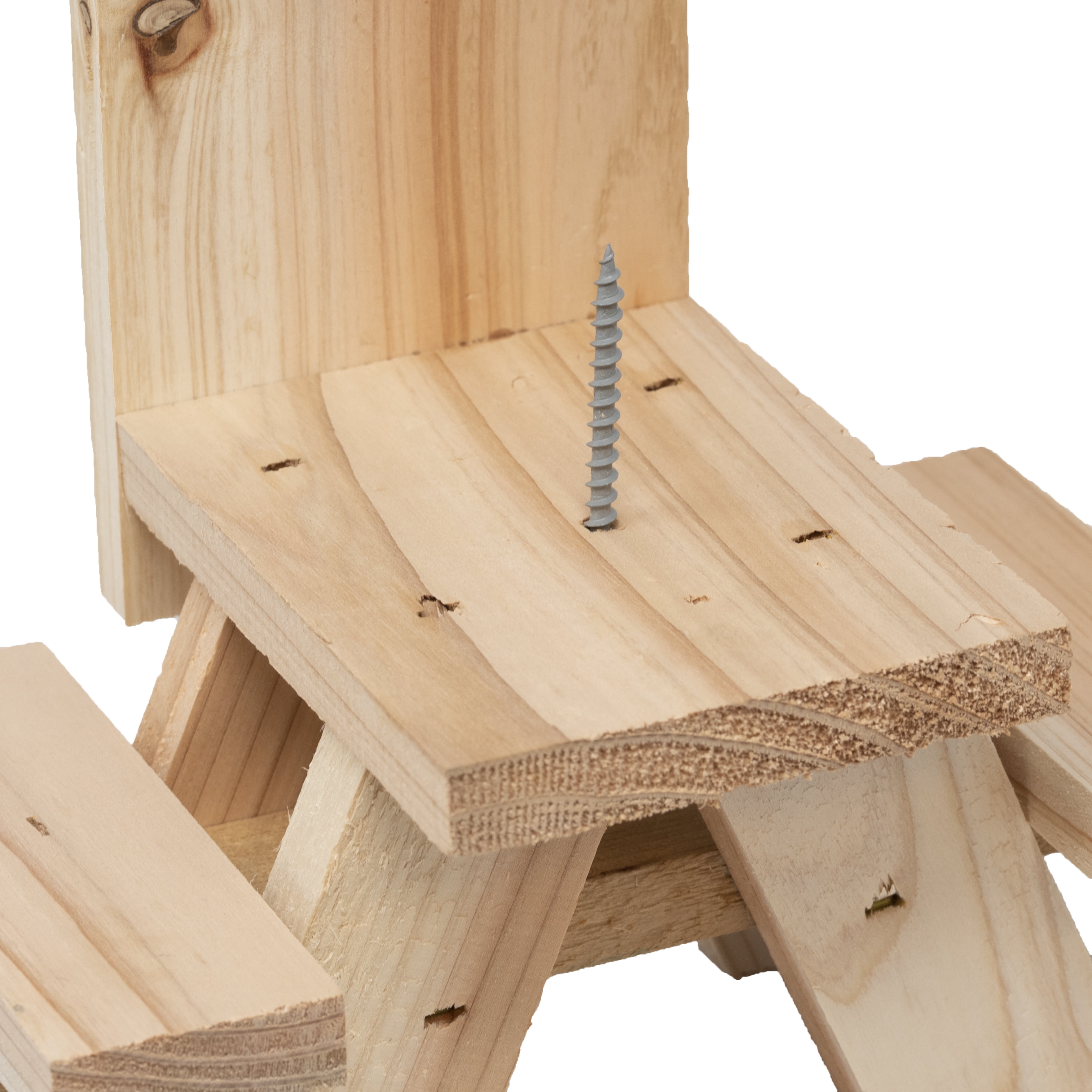 Picnic Table Feeder for Squirrels with Corn Holder American Heritage Industries Squirrel Picnic Table 