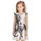 thumbnail image 1 of Balery Cowboy Ride A Horse Camisón de princesa para niñas, pijama de algodón con mangas abullonadas, suave y bonito.-X-Large, 1 of 6