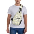 thumbnail image 6 of Tennis Rackets and Balls Pattern Sling Bag Crossbody Hiking Travel Chest Bags Backpack Shoulder Daypack for Women Men, 6 of 7