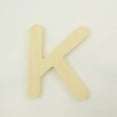 thumbnail image 1 of Package of 1, 10 Inch X 3/4" Baltic Birch "K" Wood Letters In The Gotham Rounded Font | Thick | Upper Case For Art & Craft Project, Made in USA, 1 of 1