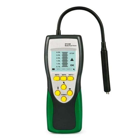 MR CARTOOL Automotive Brake Fluid Tester Oil Inspection Goose Neck Detector Sound and Light Double Alarm DY23B
