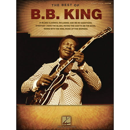 Hal Leonard Best Of B.B. King arranged for piano, vocal, and guitar