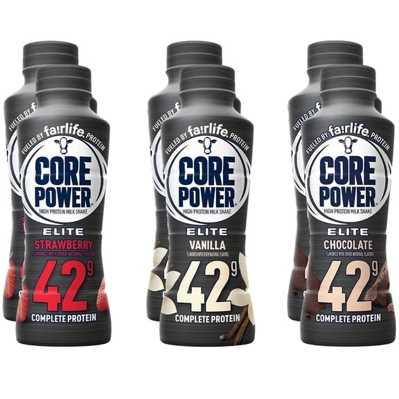 Fairlife Core Power Elite 42g High Protein Milk Shakes Variety Pack 6 count