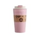 thumbnail image 1 of Advancent Tazas de café de fibra de bambú, botellas de agua prácticas, tazas de viaje antideslizantes reutilizables para coche, botella de leche Teteras Rosa 401-500ml Advancent HA080847-02, 1 of 6