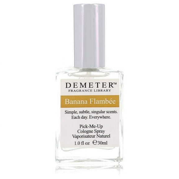 DEMETER Natural Perfume Spray Cologne for Women, Banana Flambee, 1 oz