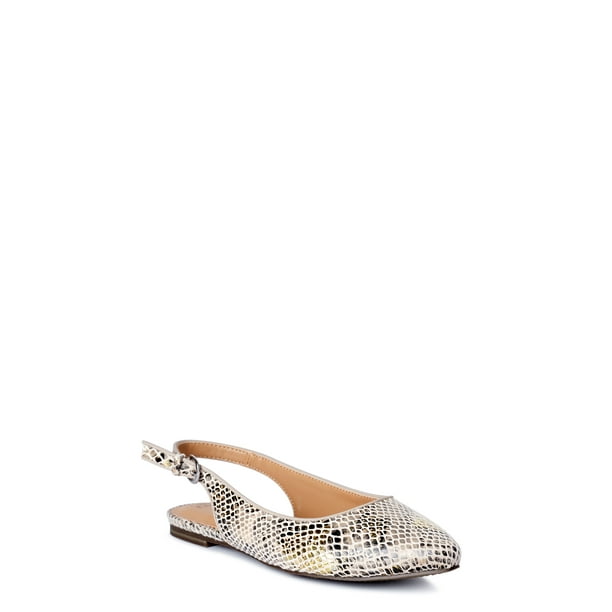 Time and Tru - Time and Tru Women's Slingback Flats,Wide Width Available - Walmart.com - Walmart.com