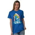 thumbnail image 3 of Smurfette Cartoon American Cutie USA Women's Graphic T Shirt Tees Brisco Brands S, 3 of 6