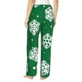 thumbnail image 3 of Fotbe Snowflake Women's Pajama Pants,Sleepwear Pants,Pj Bottoms Drawstring And Pockets-Large, 3 of 9