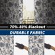 thumbnail image 3 of Cortinas DriftAway Freda de lino floral azul, 2 paneles, 213 cm, 3 of 7