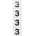 thumbnail image 2 of Black Number 3 Circle Stickers | 1.5" Inches Round | 500 Pack, 2 of 2