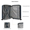 thumbnail image 4 of Travel Select Sunny Side Hardside Spinner Luggage with Spinner Wheels, Navy, 30" Large Checked, 4 of 6