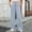 Light Blue, variant on ZZwxWA Womens Ribbed Wide Leg Lounge Pants with Pockets Casual Relaxed Comfy Loose Soft Knit Pajama Pants with Drawstring