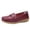 Wine, variant on Modisza Womens Slip on Loafers for Business Work Leather Flat Driving Walking Shoes Non Slip Outdoor Casual Loafer Side 8 Black