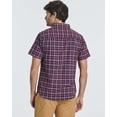 thumbnail image 4 of Real Essentials 3 Pack: Men's Regular-Fit Short Sleeve Woven Button Down Shirt with Pocket (Available in Big & Tall), 4 of 7