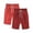 Watermelon Red, variant on Cowsor Girl's Knee-Length Bermuda Casual Shorts with Elastic Waist Drawstring 2PC