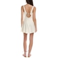 thumbnail image 2 of Solid & Striped womens  The Carolina Linen-Blend Mini Dress, L, Beige, 2 of 2