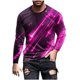 thumbnail image 1 of Blusas y camisas de manga larga y cuello redondo para hombre, camisetas casuales con estampado de moda y cuello redondo, blusas de licra de manga corta para hombre., 1 of 4