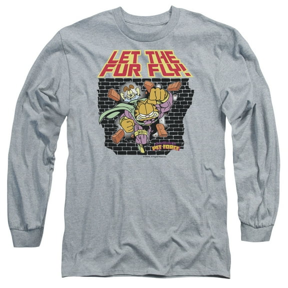 Garfield - Let The Fur Fly - Long Sleeve Shirt - XXX-Large