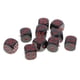 thumbnail image 1 of Dados de plástico para juegos de 16 mm, piezas con puntas para el suministro de juegos de rol. negro rojo, 1 of 9