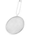 thumbnail image 1 of 2X Fine Mesh Strainer Oil Colander Sieve Scoop 12cm Dia, 1 of 1