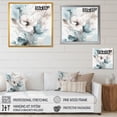 thumbnail image 4 of Designart "Delicate Grey Flowers I" Floral Wall Art Print, 4 of 5