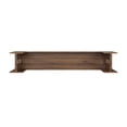 thumbnail image 3 of Lisonu 62.99-inch Farmhouse Entryway Table, Extra-Long Walnut Console with Open Shelf, Slim Sofa Table for Hallway, Foyer & Behind Sofa, Rustic MDF Construction, 3 of 17