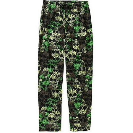 Men's Halloween Poplin Sleep Pants