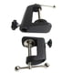 thumbnail image 3 of Base de sujeción tipo C de aleación de aluminio para lámpara de mesa, abrazadera en H para micrófono, base de sujeción con clip fijo, abrazadera metálica para manguera (negra), 3 of 7